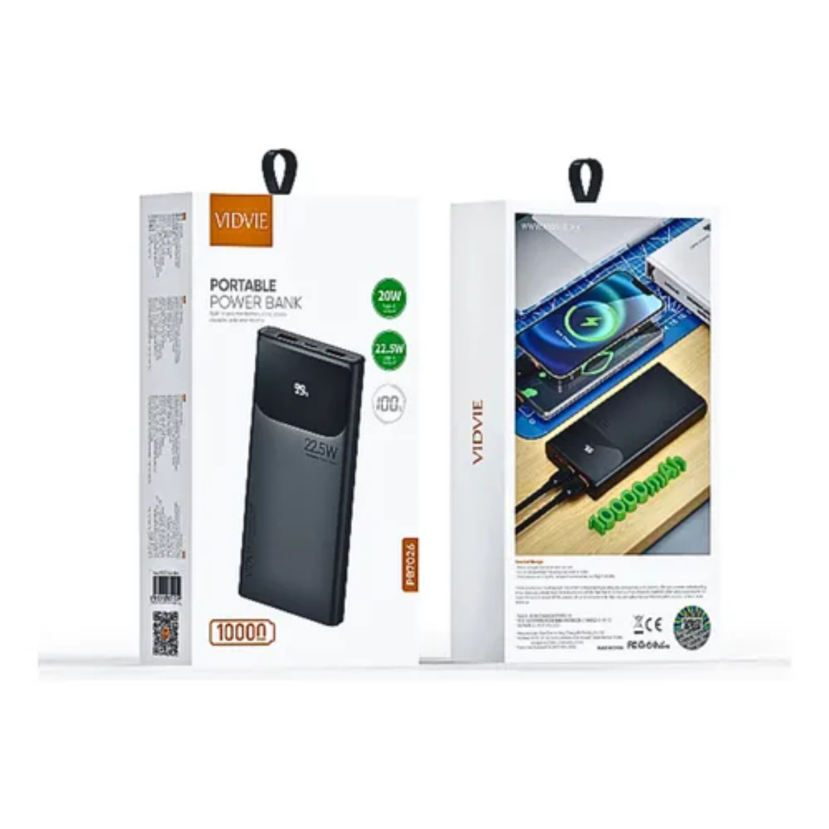 Cargador Batería Externa Portátil Powerbank 10000mah Vidvie-2