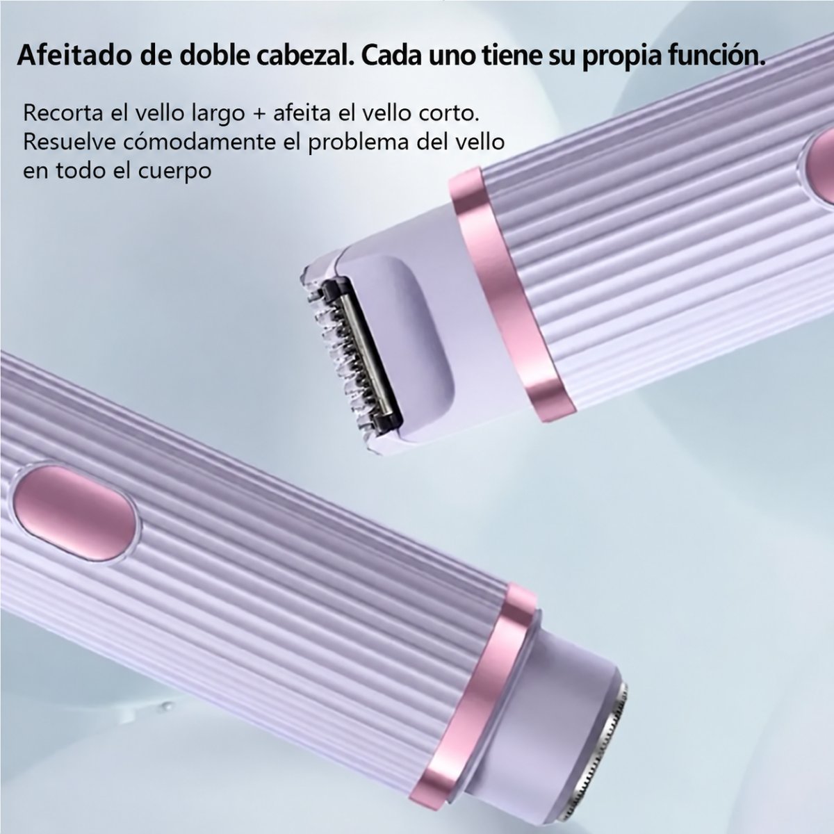 Afeitadora Depiladora Facial Corporal Mujer Recargable Usb-1