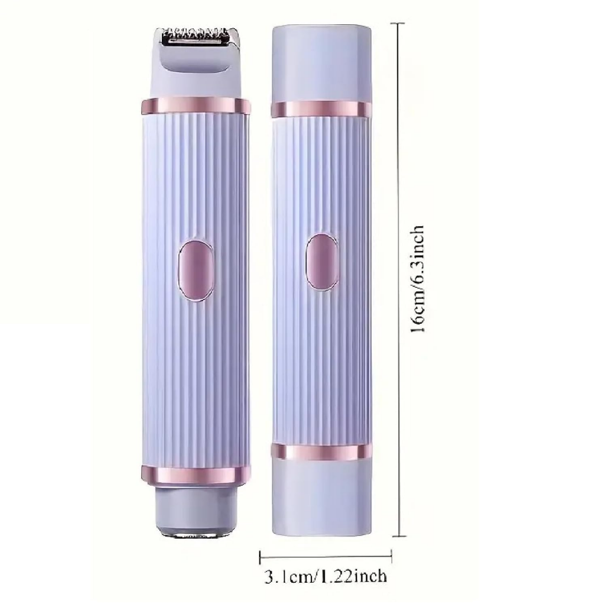 Afeitadora Depiladora Facial Corporal Mujer Recargable Usb-2