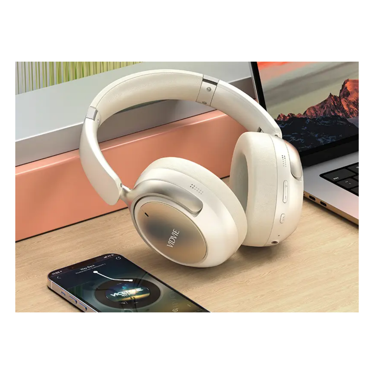 Auriculares Inalámbricos Cancelación Activa Ruido Bluetooth-5