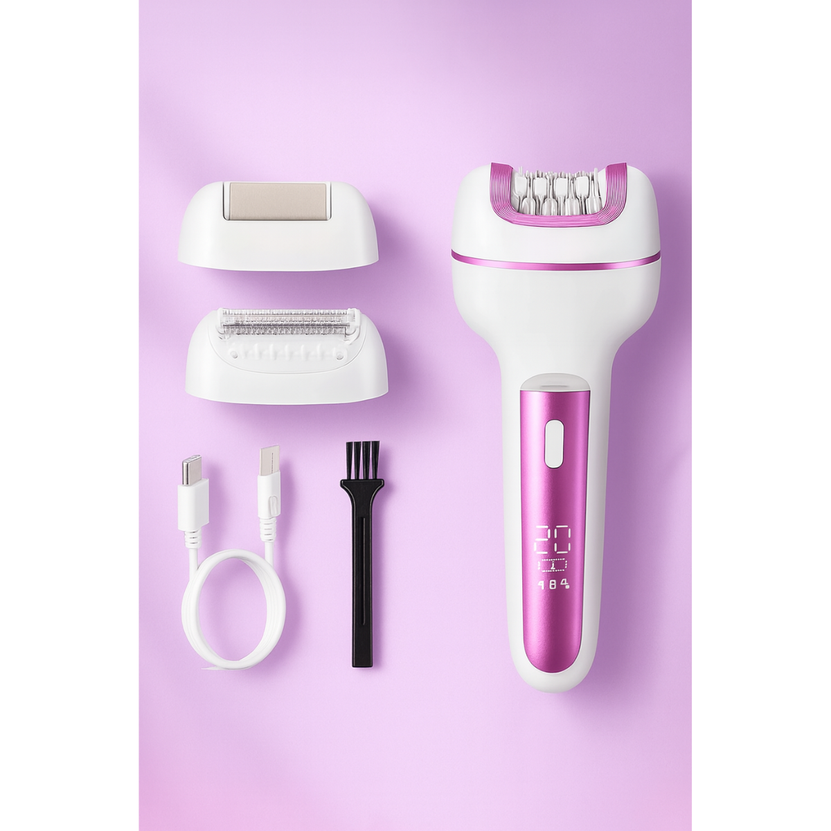Maquina Depiladora Afeitadora Portátil Mujer Waterproof 3 en 1-6