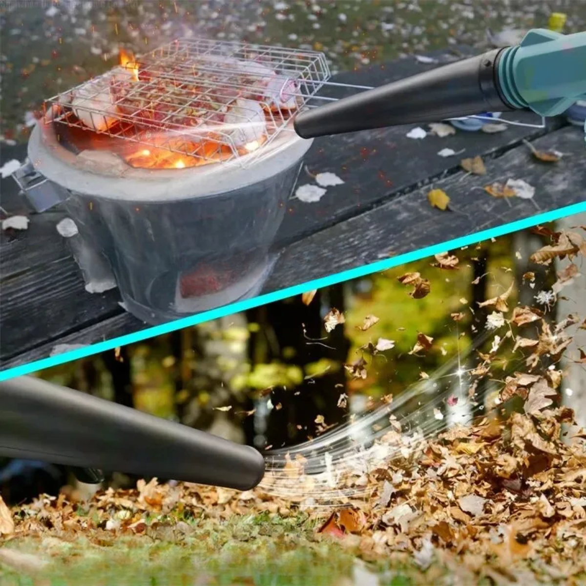 Soplador De Hojas Jardin Inalambrico De Bateria Recargable-5