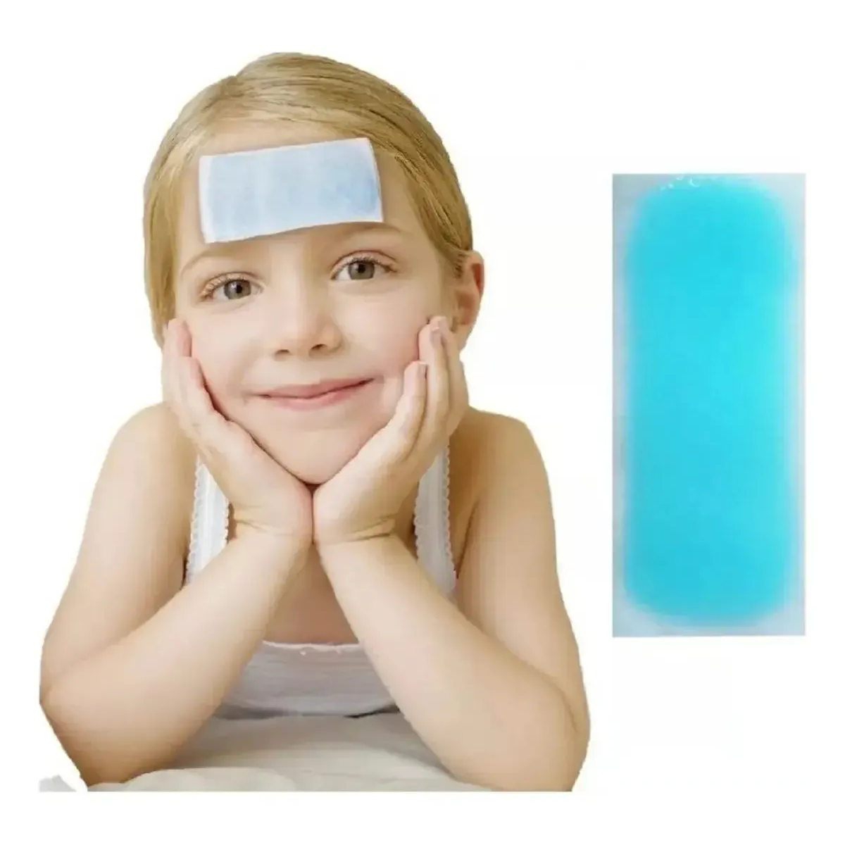 Pack 3 Parches De Gel Para Alivio De La Fiebre Bebe Ni os-1