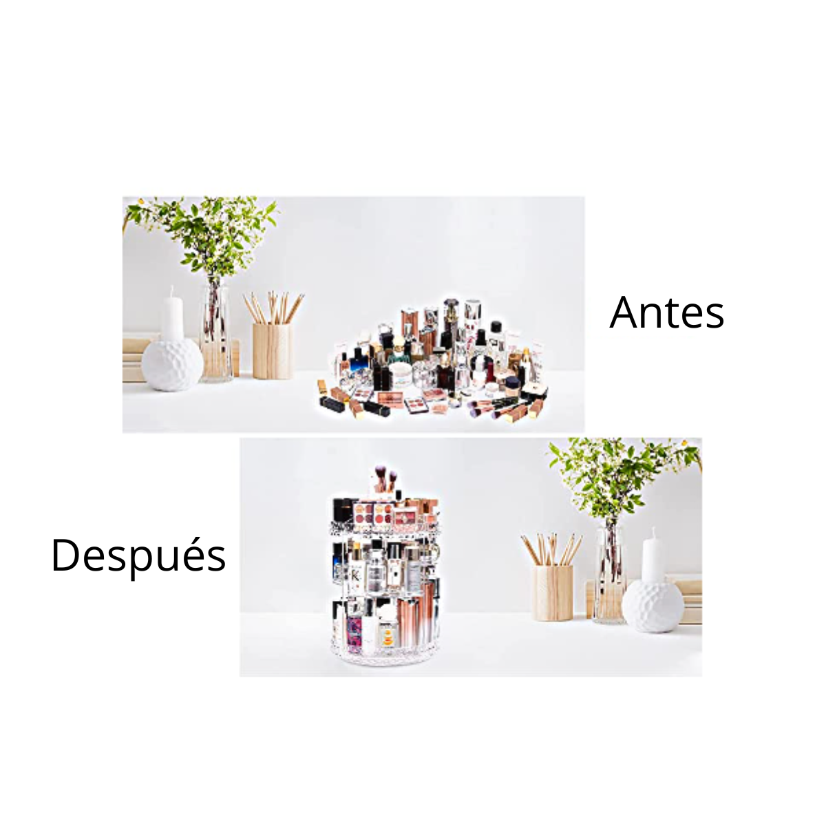 Organizador Acrilico Para Maquillaje Y Cosmeticos 360-3