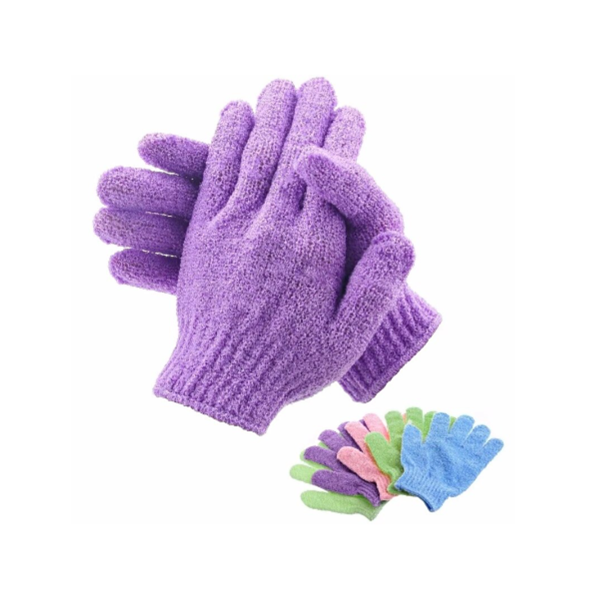 Pack 2 Guantes Exfoliantes Corporal Facial Masajeador-3