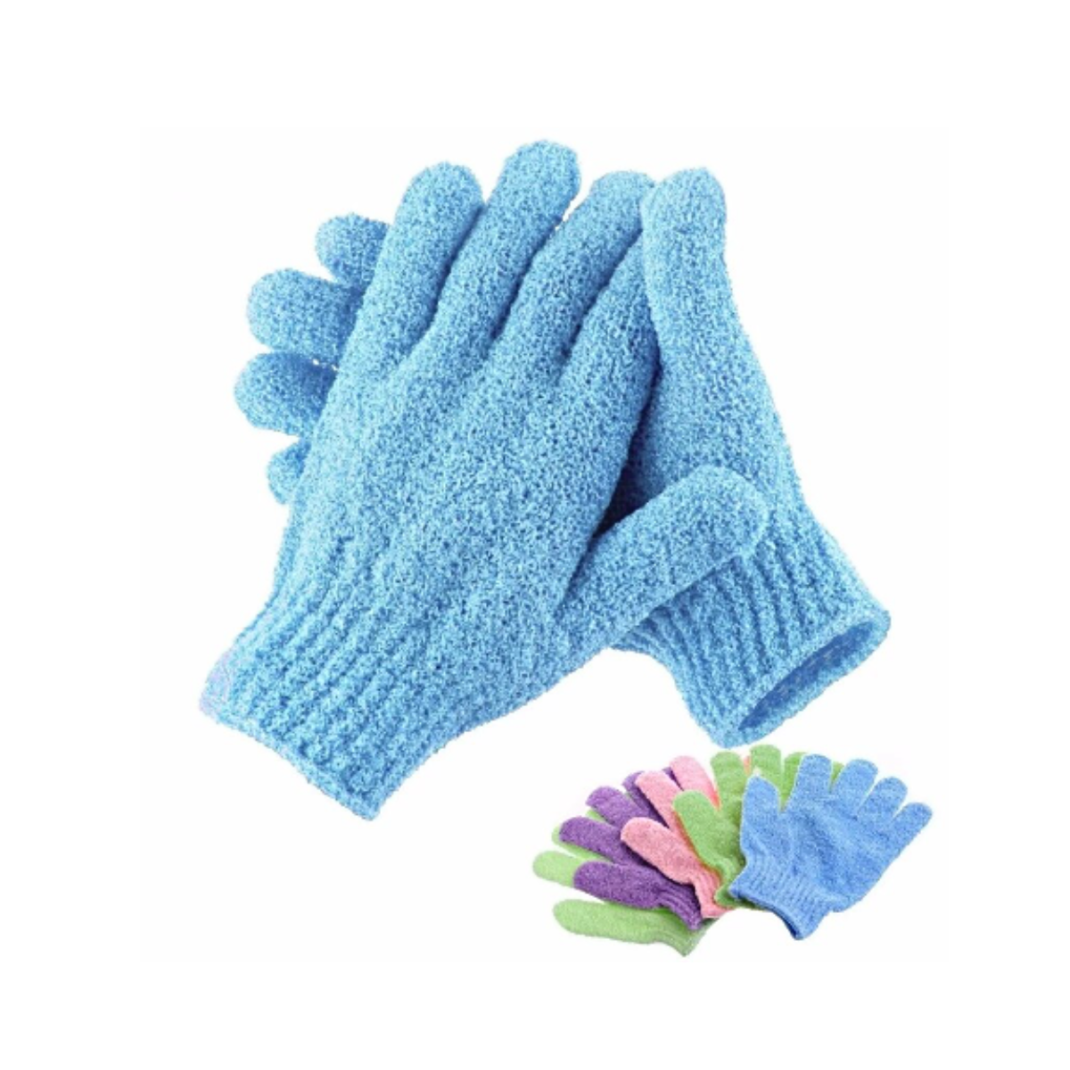 Pack 2 Guantes Exfoliantes Corporal Facial Masajeador-4