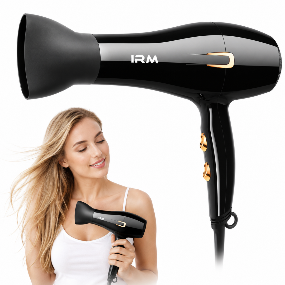 Secador De Cabello Profesional 18187 Con Accesorios 1800w-0