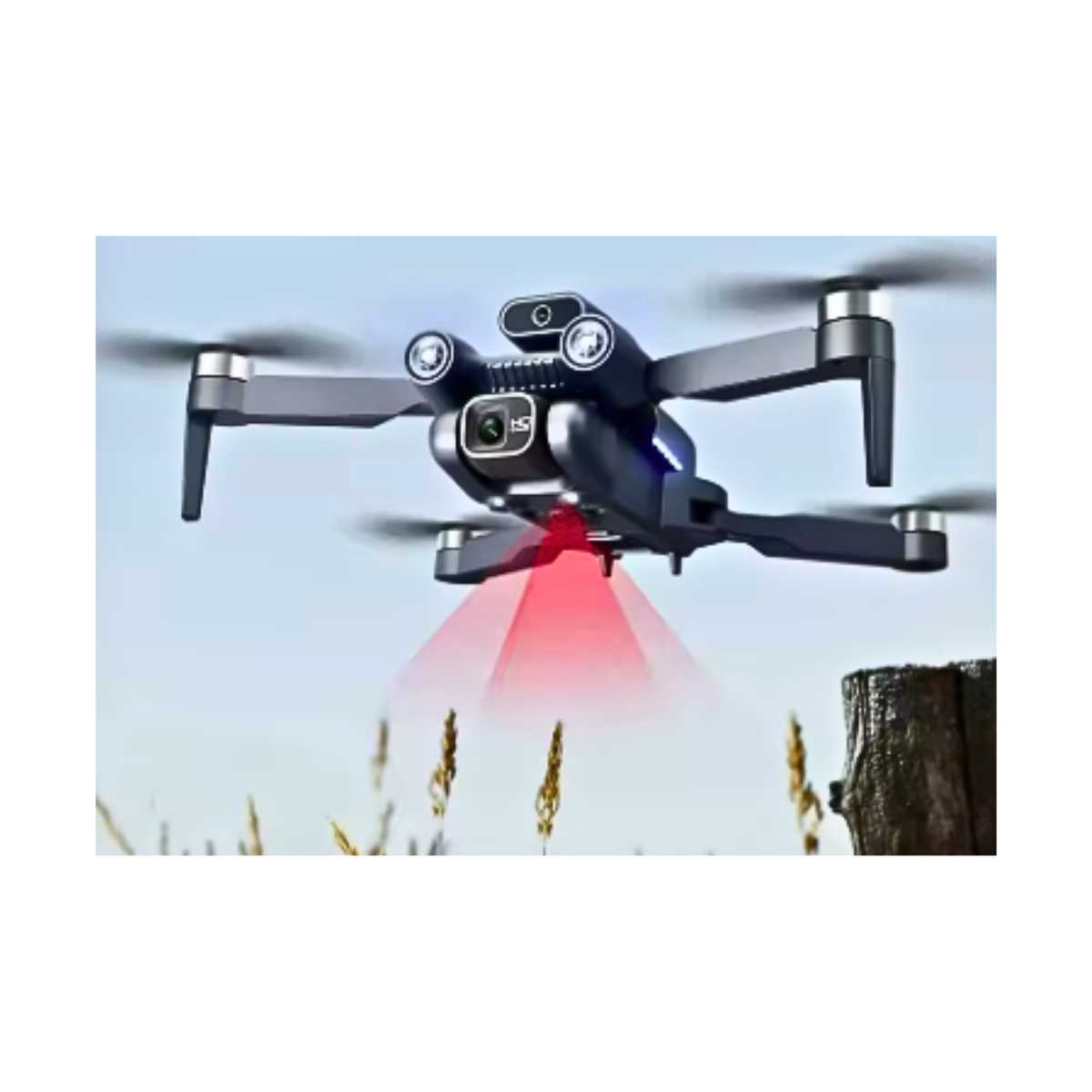 Drone Cámara Dual Hd Sin Escobilla Evita Obstáculos Wifi-2