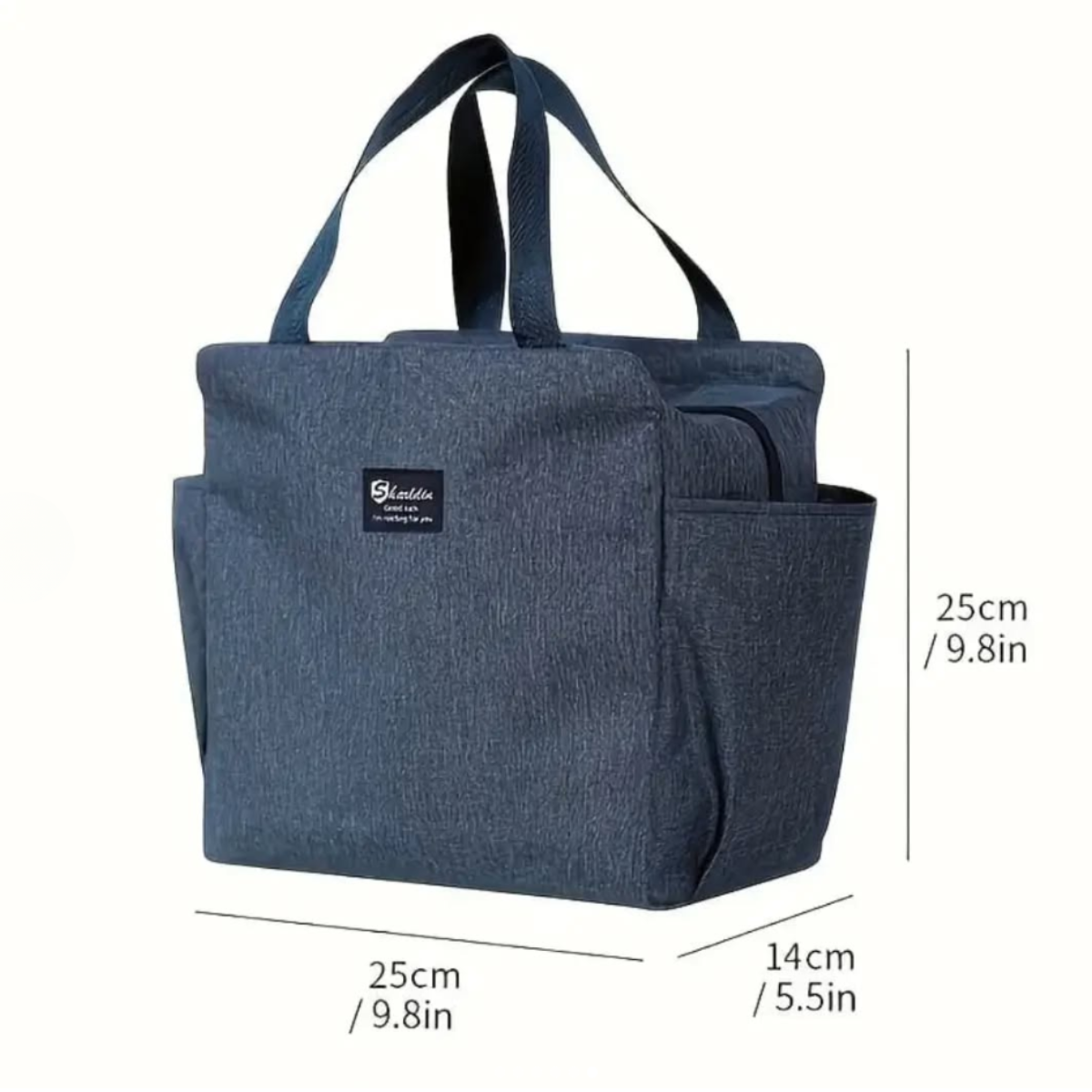 Lonchera Termica Impermeable Porta Alimentos Oficina Picnic Negra-5