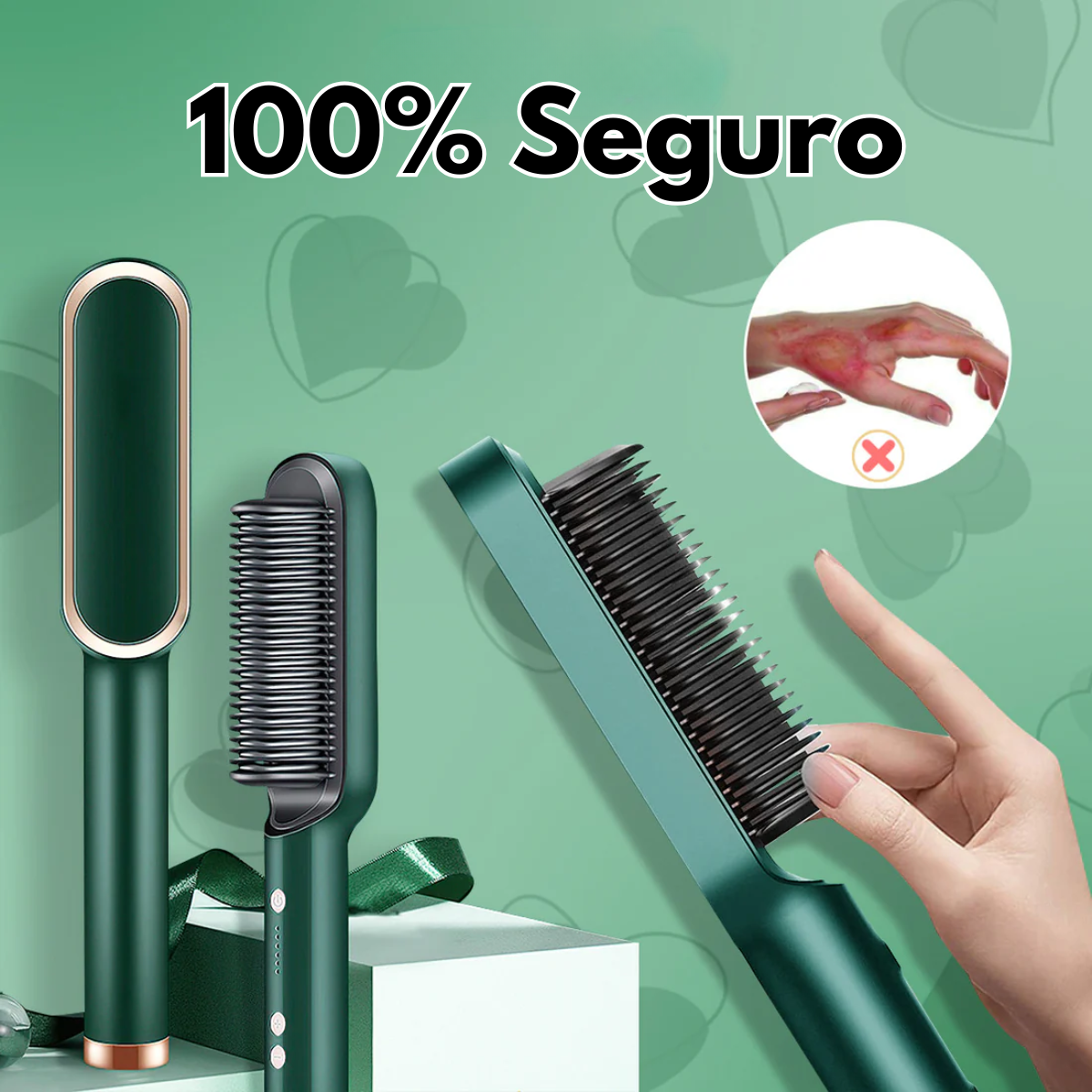 Cepillo Electrico Para Pelo Cabello Alisador Anti frizz-5