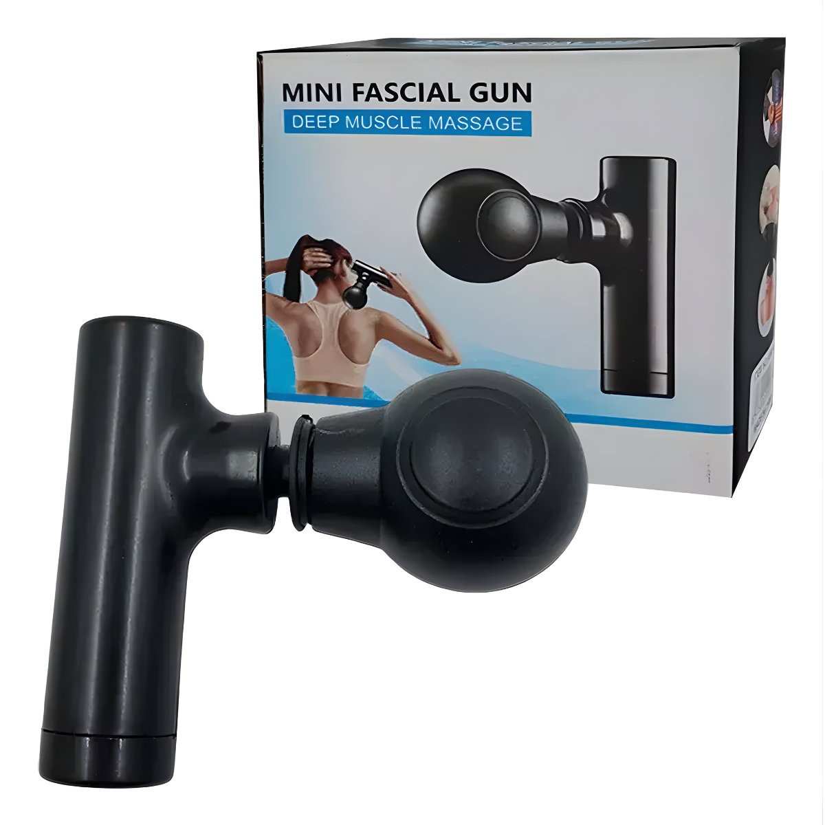 Pistola Masajeadora Muscular Fascial Gun Relajacion Profunda-6