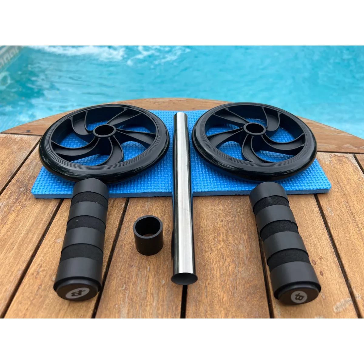 Rueda Abdominal Doble Silenciosa Para Ejercicios De Abdomen-6