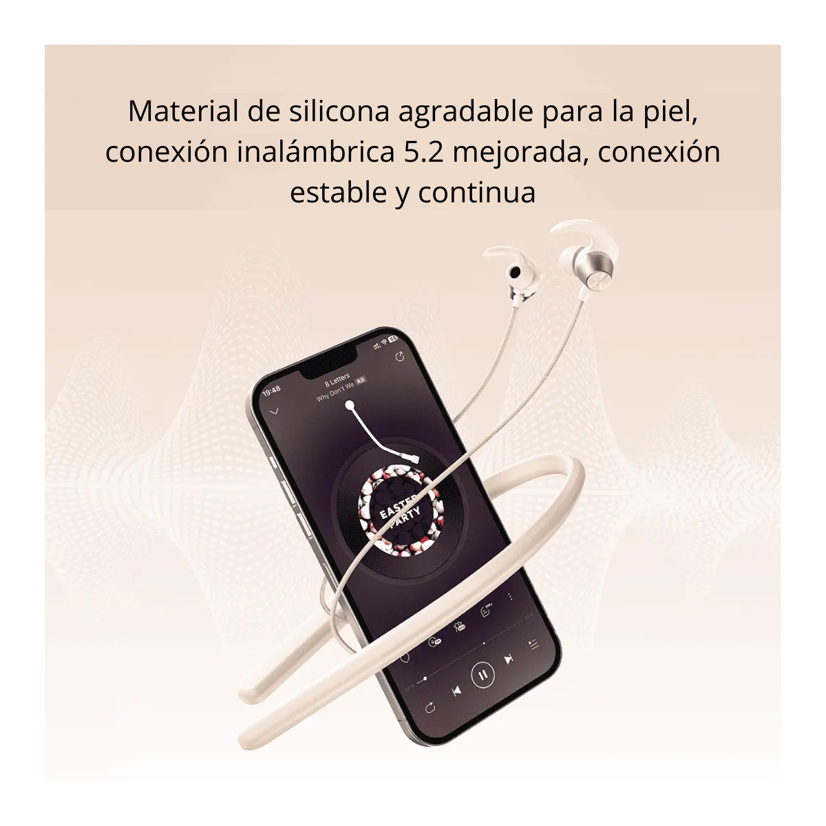 Audifonos Auriculares Anticaída Deportivos Inalámbricos Bluetooth-6