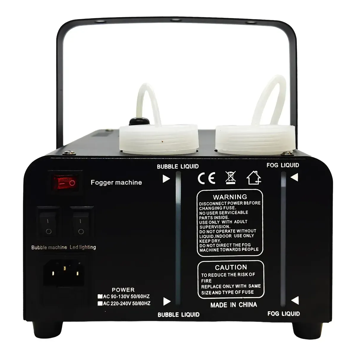 Maquina De Humo Y Burbujas 2 En 1 Con Luces Led Eventos-2