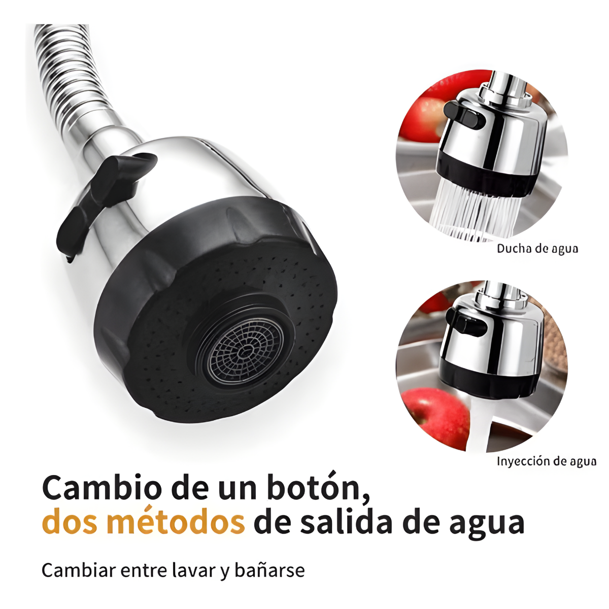 Extensor De Grifo Flexible Para Lavaplatos Cuello De Cisne-3