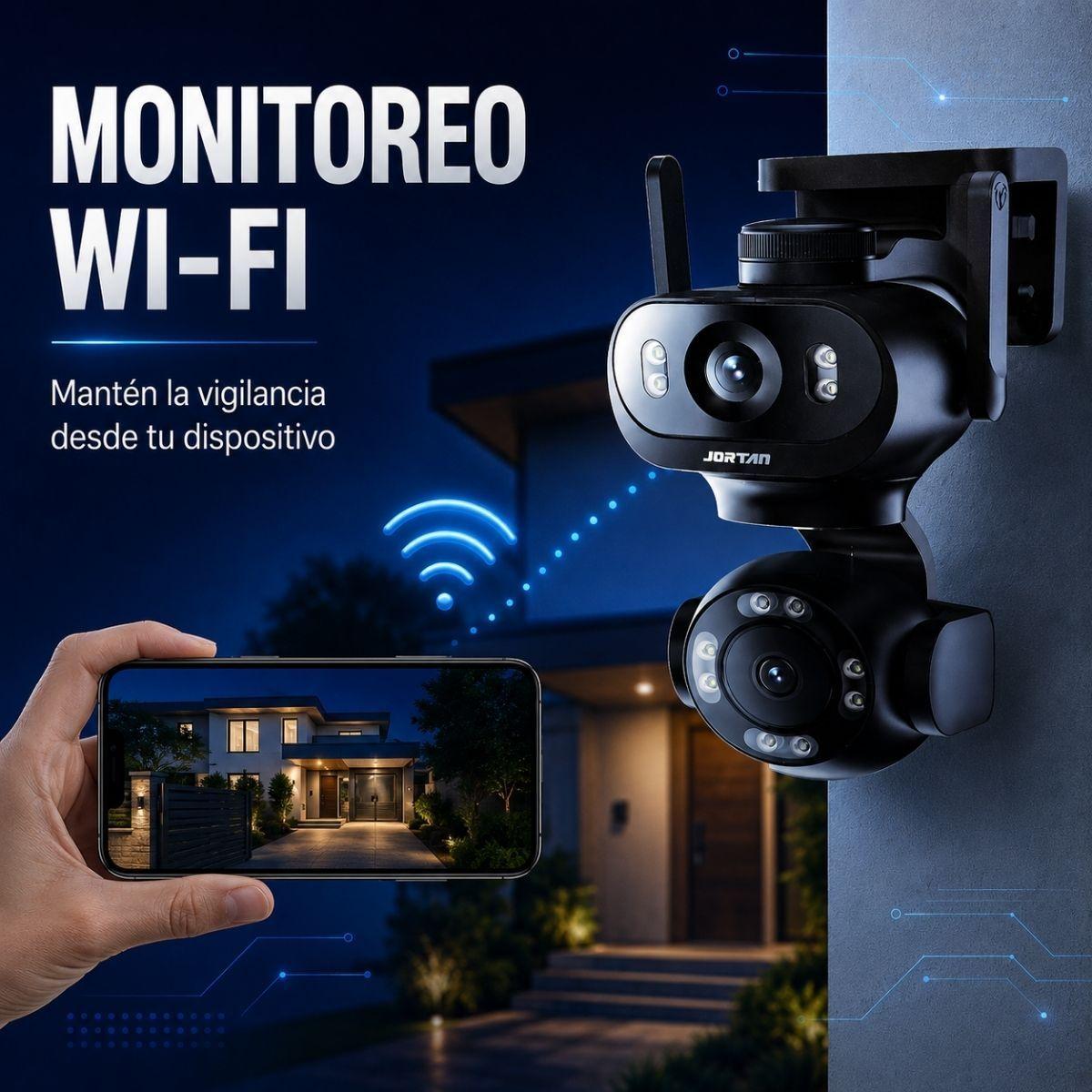 Camara Ip Exterior Doble Vista Monitoreo Ia Alerta Roja Azul-5