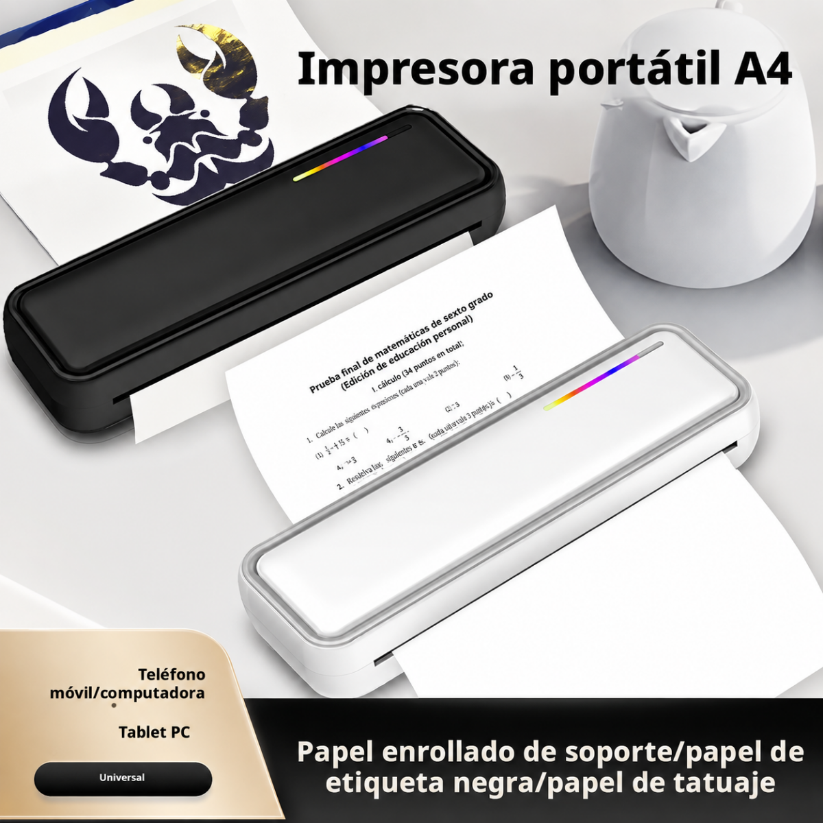 Mini Impresora Portatil Termica X9 Inalambrica-5