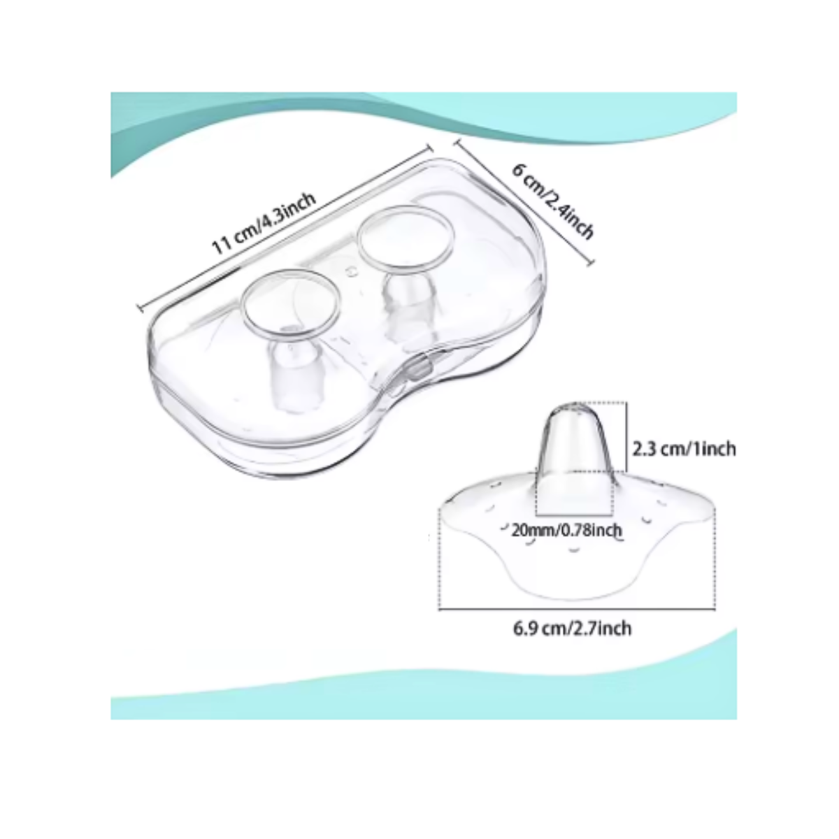 Protector Para Amamantar Pezonera De Silicona Para Lactancia-2