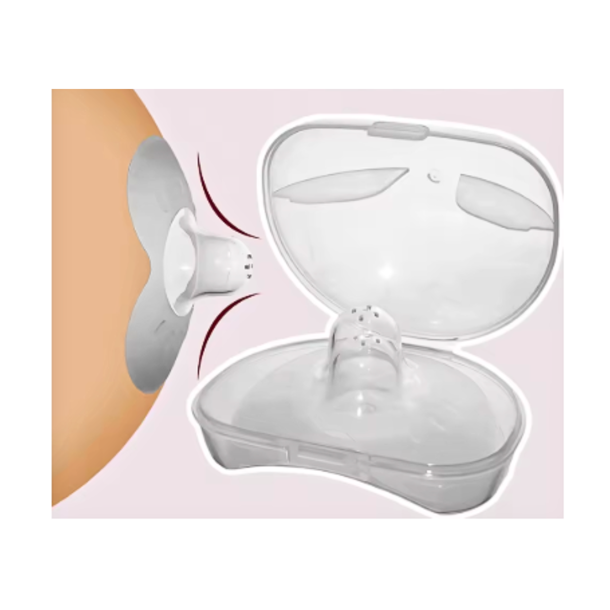 Protector Para Amamantar Pezonera De Silicona Para Lactancia-4