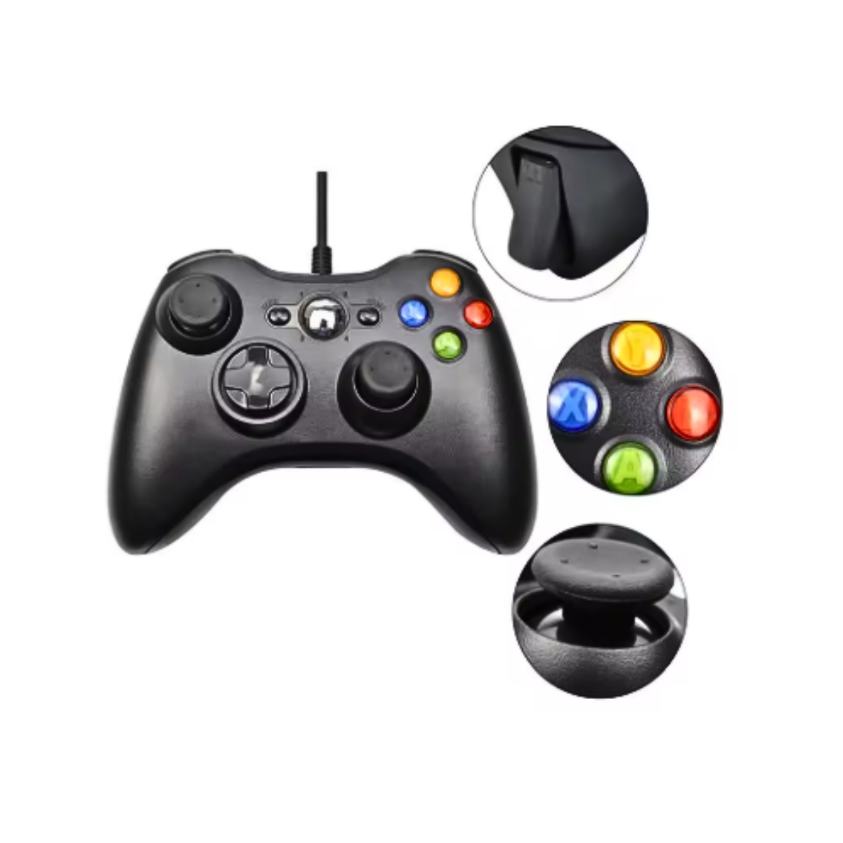 Joystick Control Para Xbox 360 Pc Windows Con Cable-3