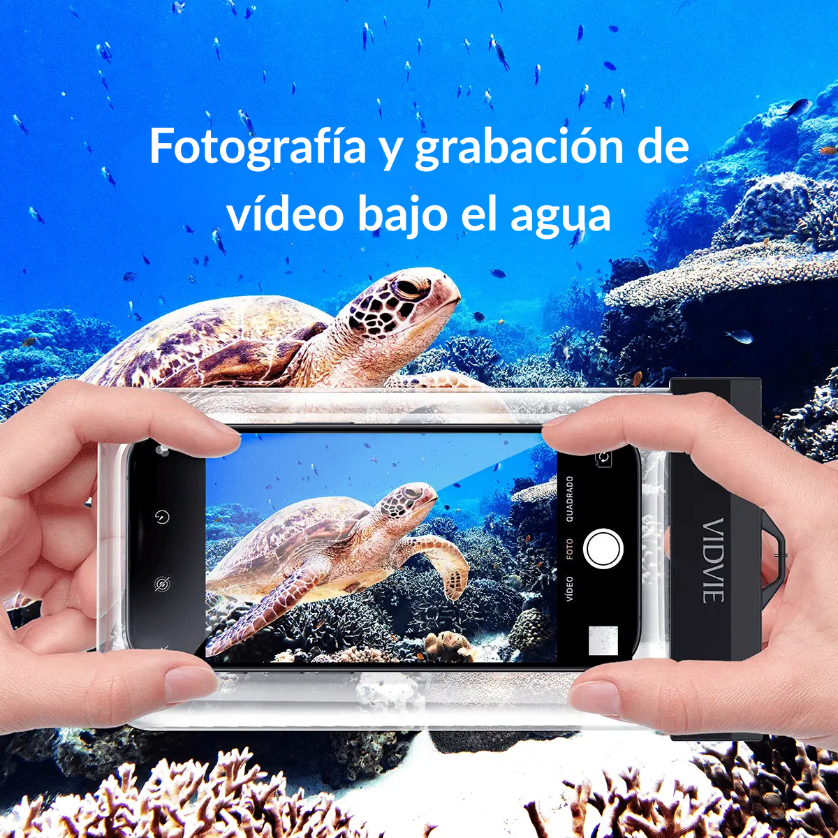 Funda Protectora Celular Waterproof Fotos Y Videos 30 Metros-2