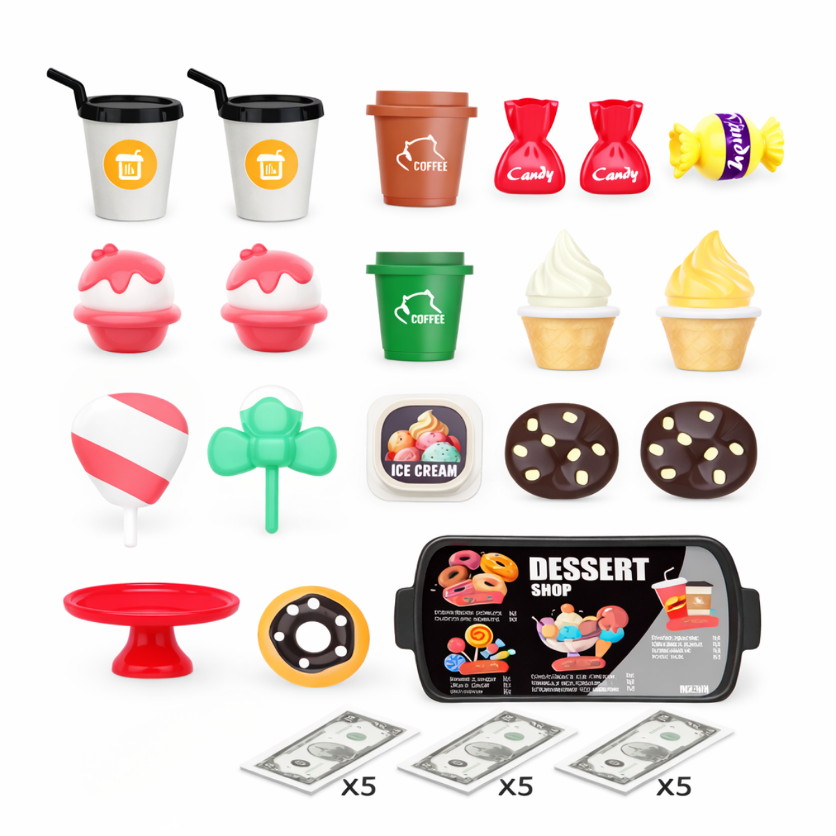 Set De Juguete Cocina Postres Para Ni os Con Accesorios-2