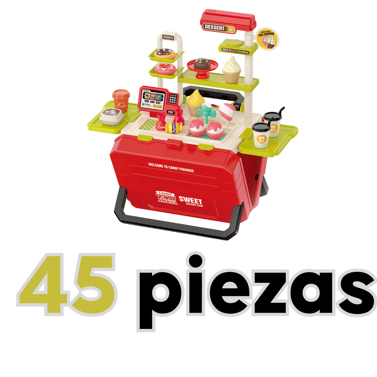 Set De Juguete Cocina Postres Para Ni os Con Accesorios-3