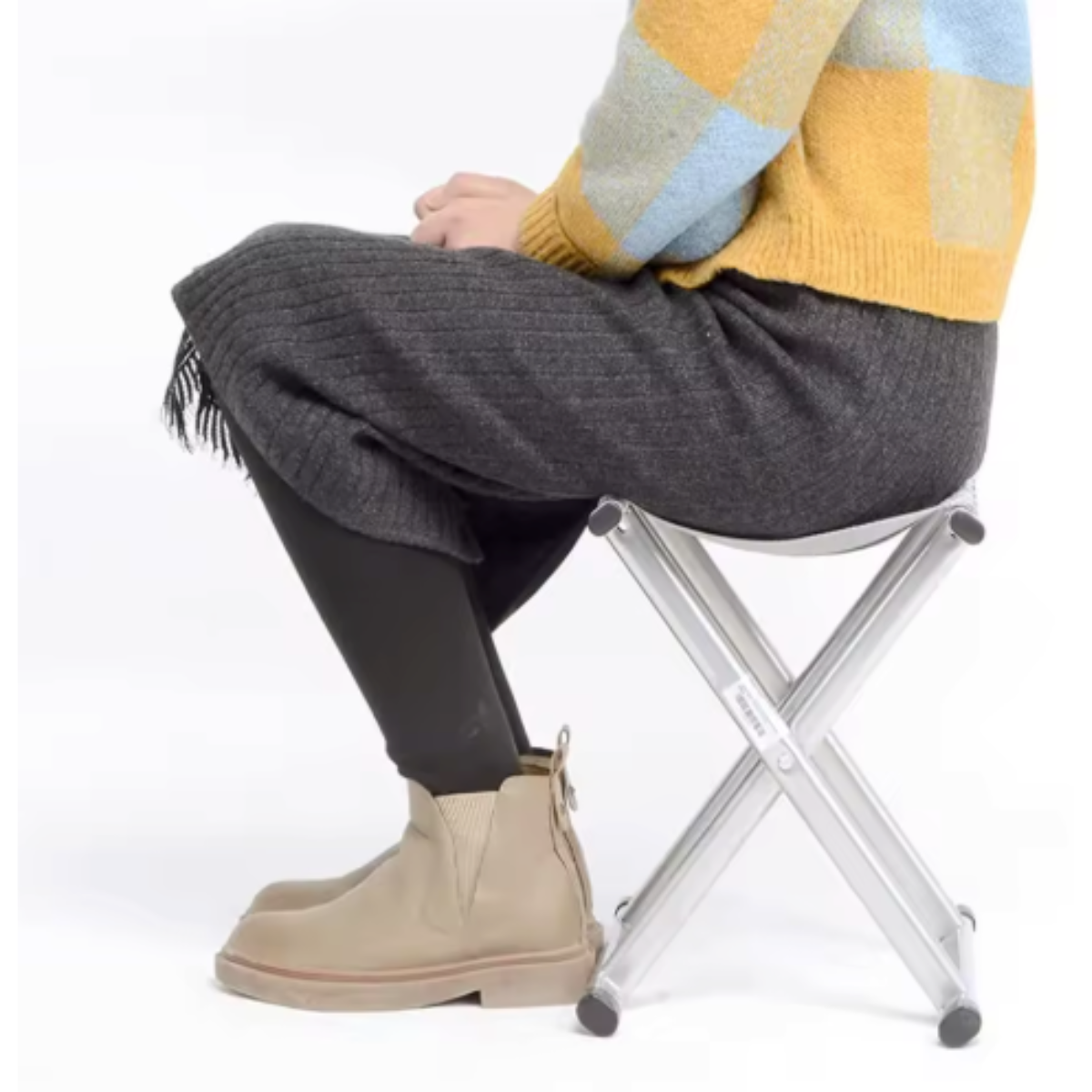Silla Piso Plegable Portátil Para Camping-5