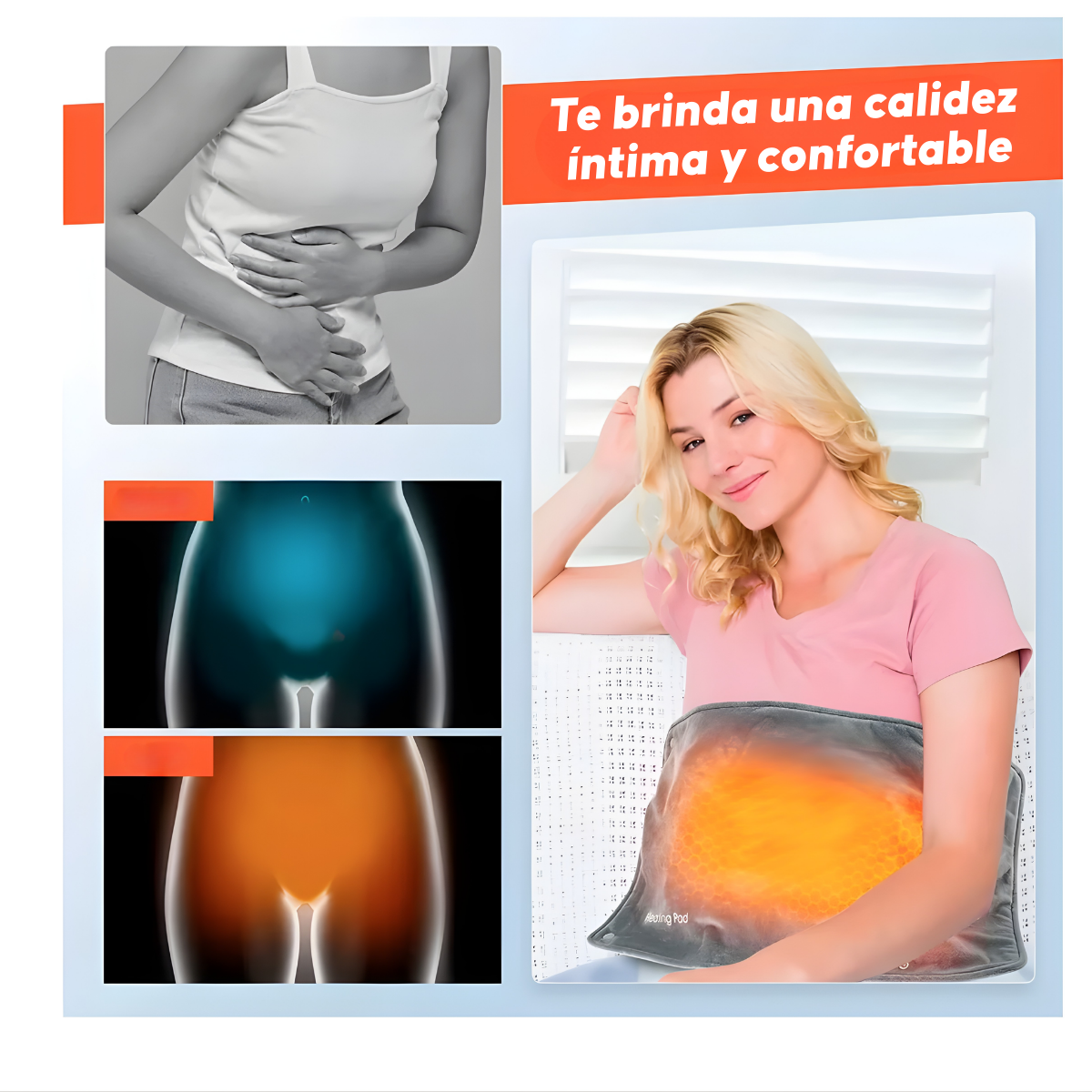 Almohadilla Termica Calor Electrica Usb Portatil Invierno-4