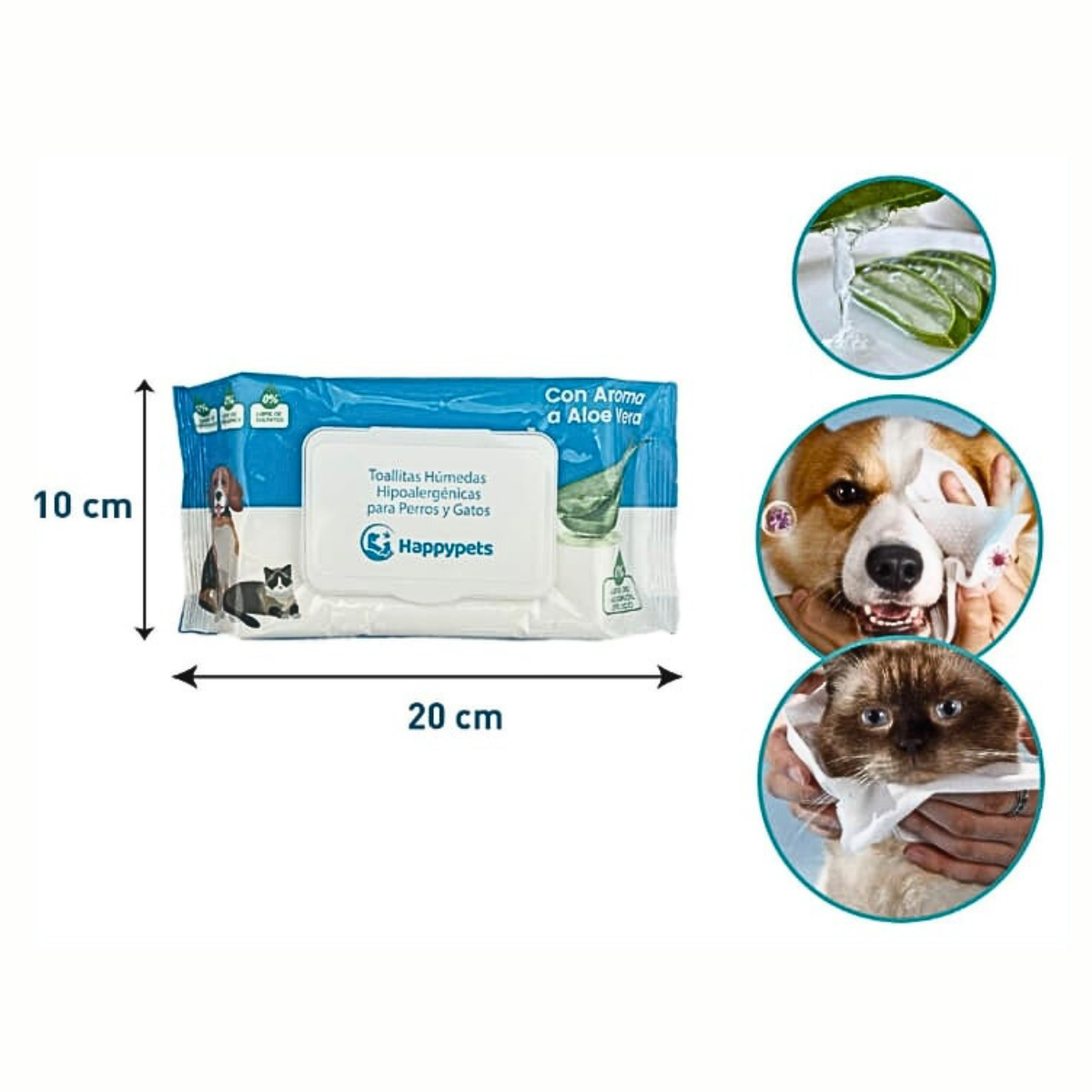 50 Unidades Toallas Humedas Perros Gatos Mascotas-2