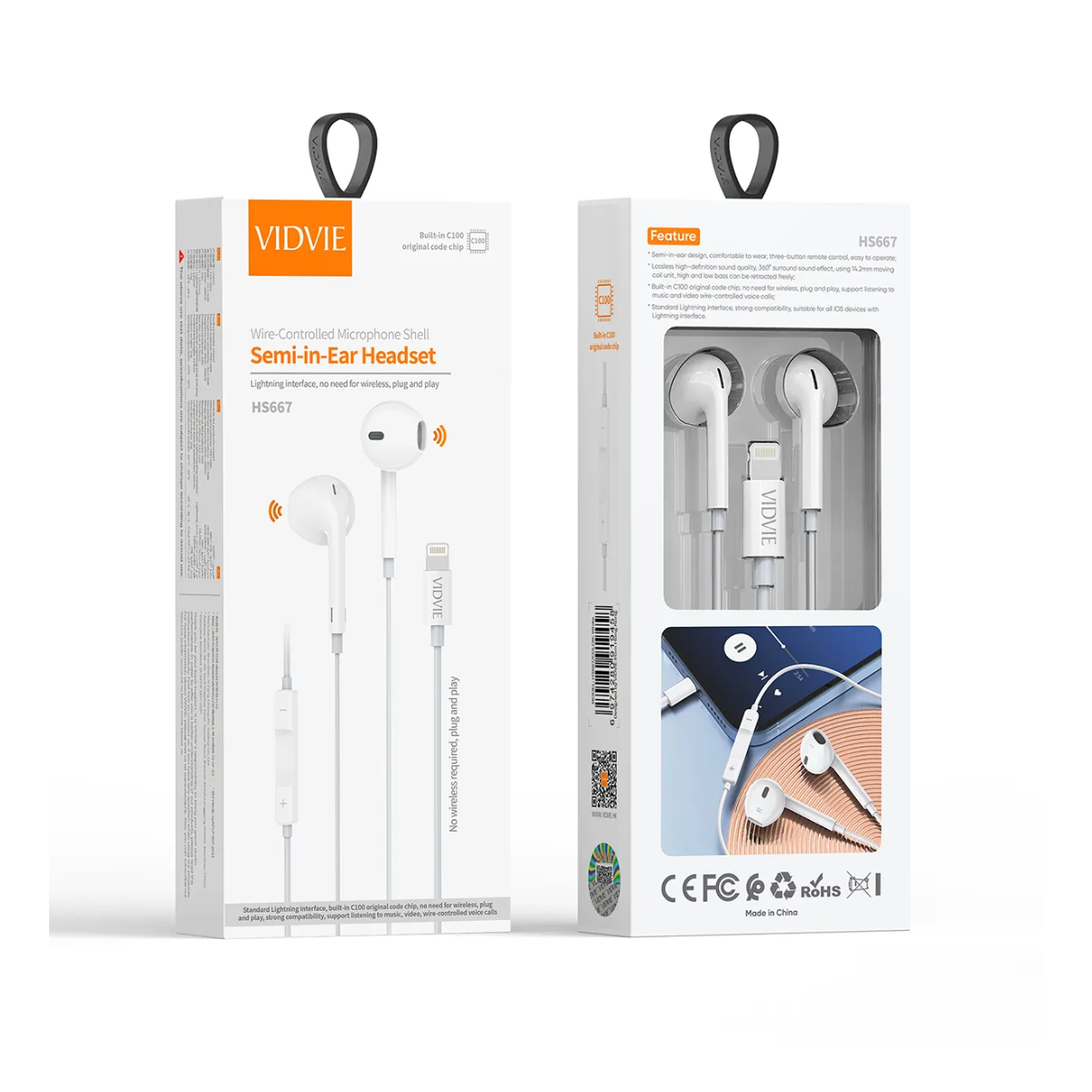 Audifonos Con Cable Lightning Para iPhone-4