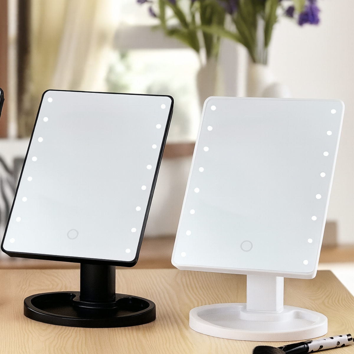 Espejo Luz Led Para Escritorio Vanity Maquillaje Ajustable-5