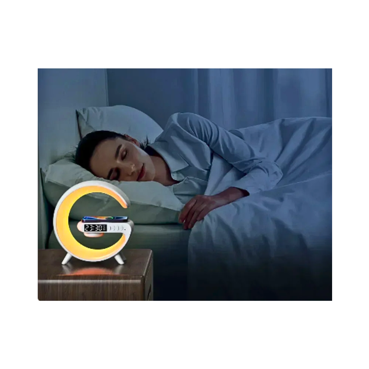 Lampara Parlante Inteligente Luz Led Multicolor Bluetooth -4