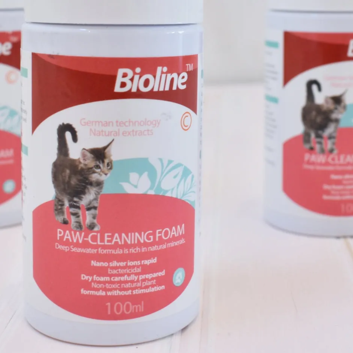 Espuma Limpia Patas Con Cepillo Mascotas Perro Gato 100ml-4