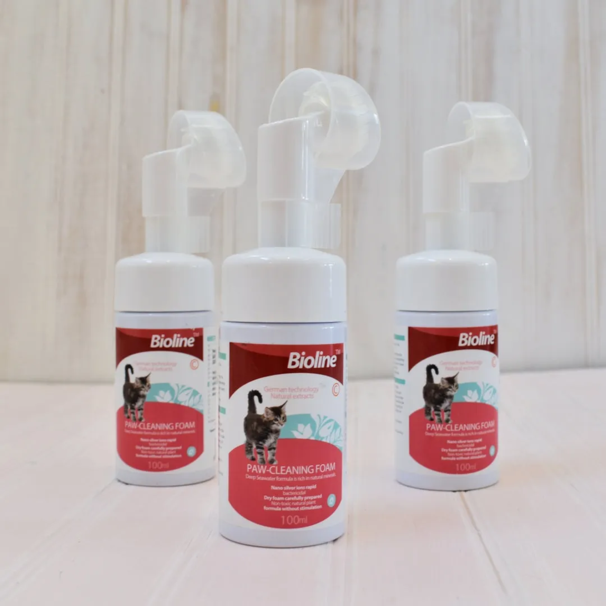 Espuma Limpia Patas Con Cepillo Mascotas Perro Gato 100ml-5