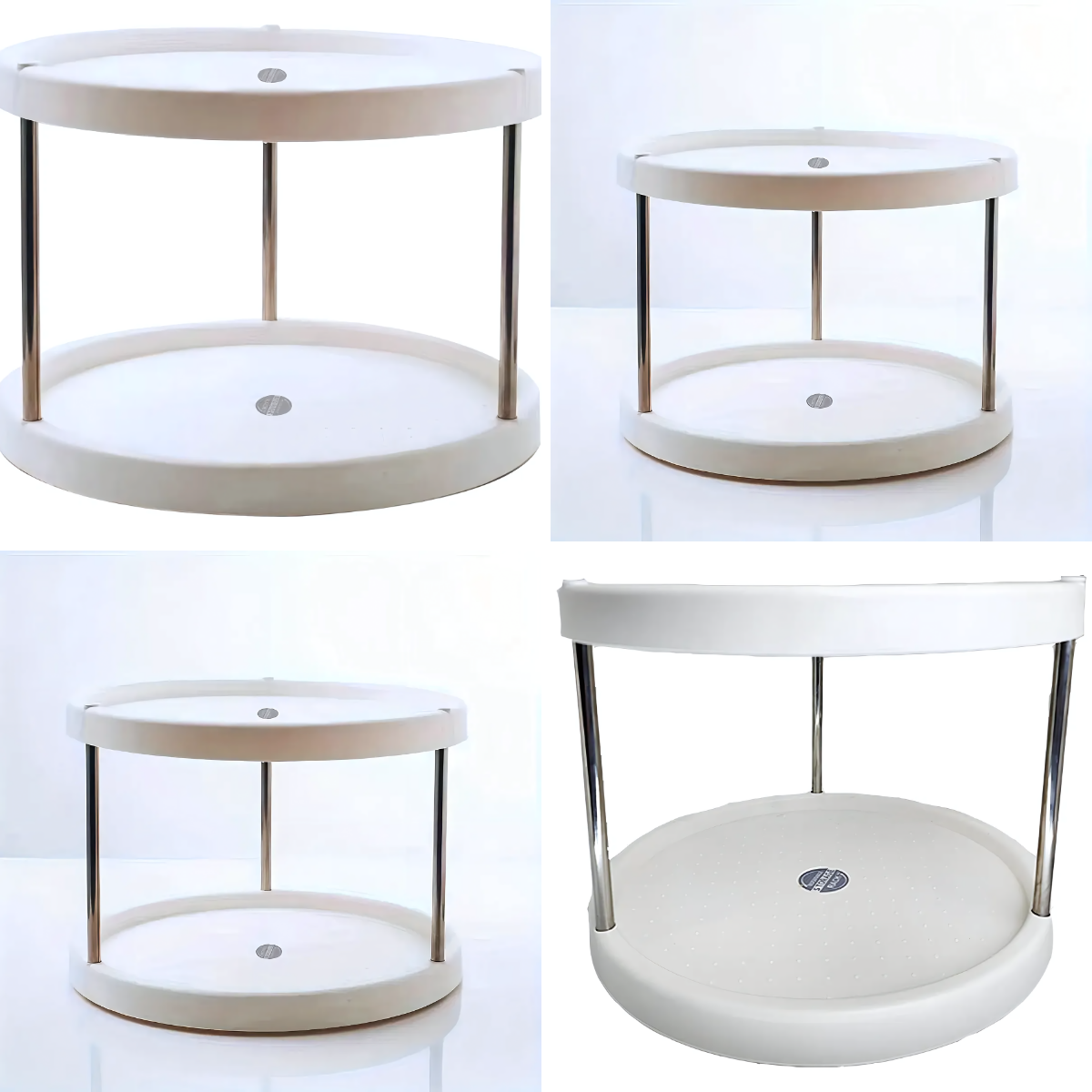 Organizador Giratorio Especies Cocina 2 Niveles Multiuso-2