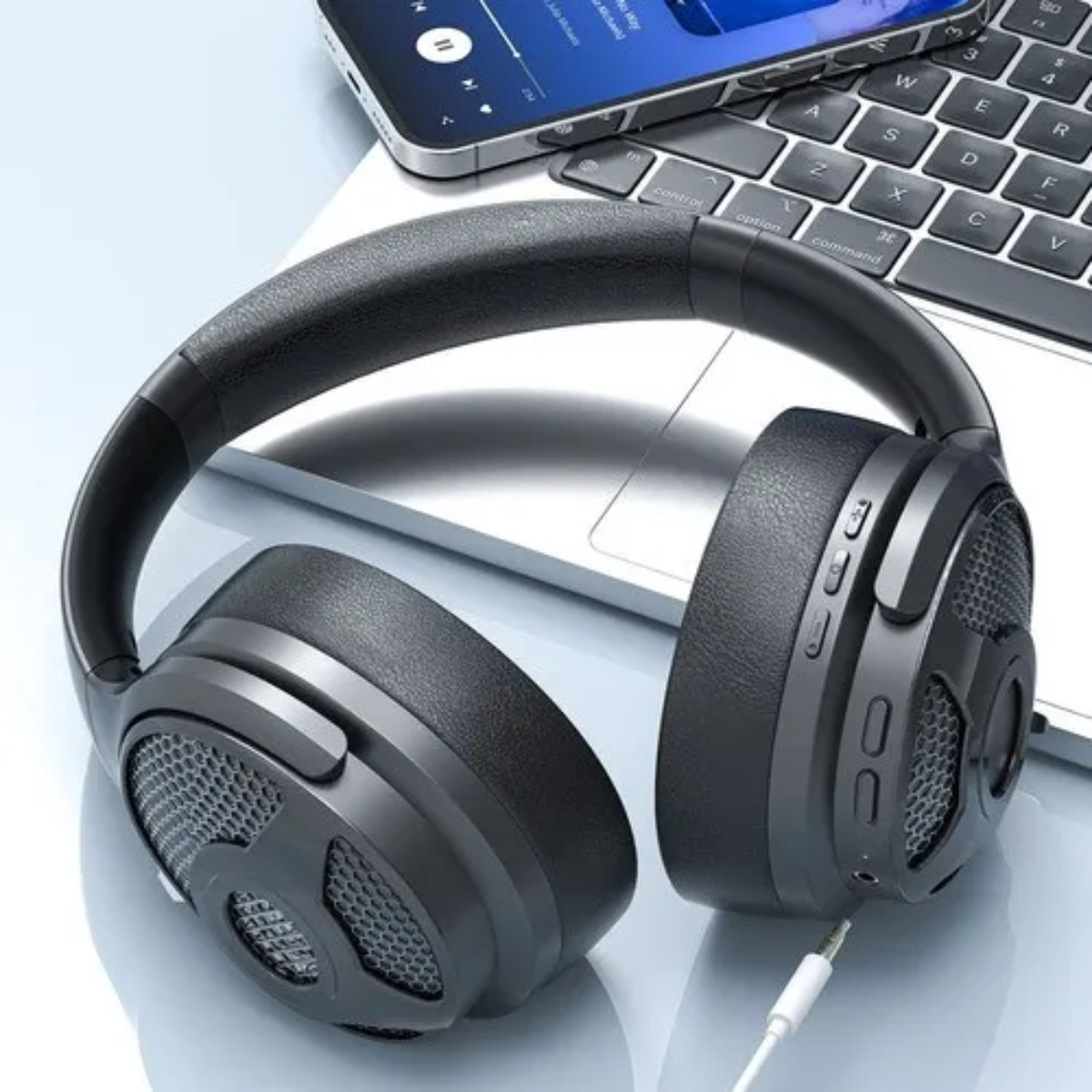 Audifonos Headphones Inalambricos Bluetooth Altavoz 2 En 1-2