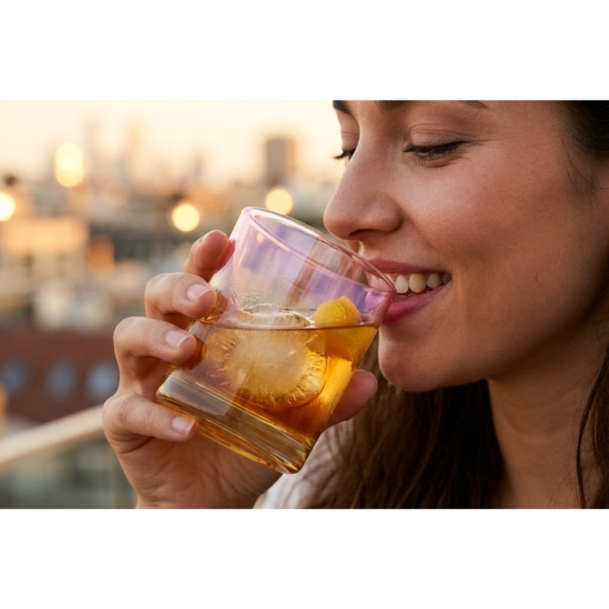 Pack 6 Vasos Vidrio Whisky Coctel Dise o Tornasol 410ml-2