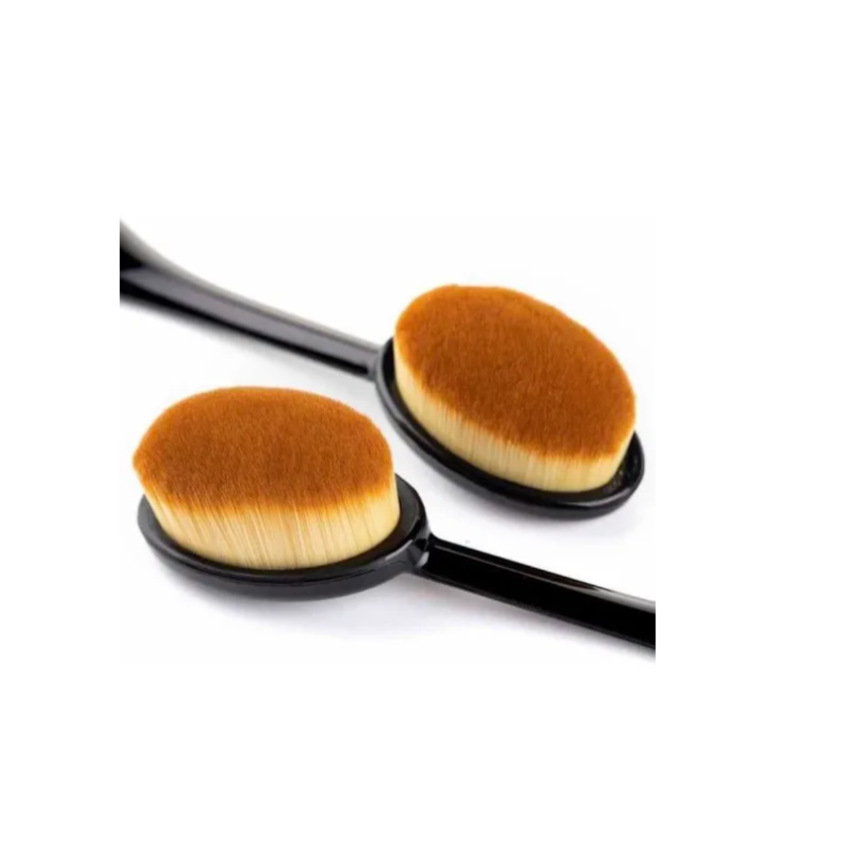 Brocha Pincel Cepillo Ovalada Contorno Base  Maquillaje-2