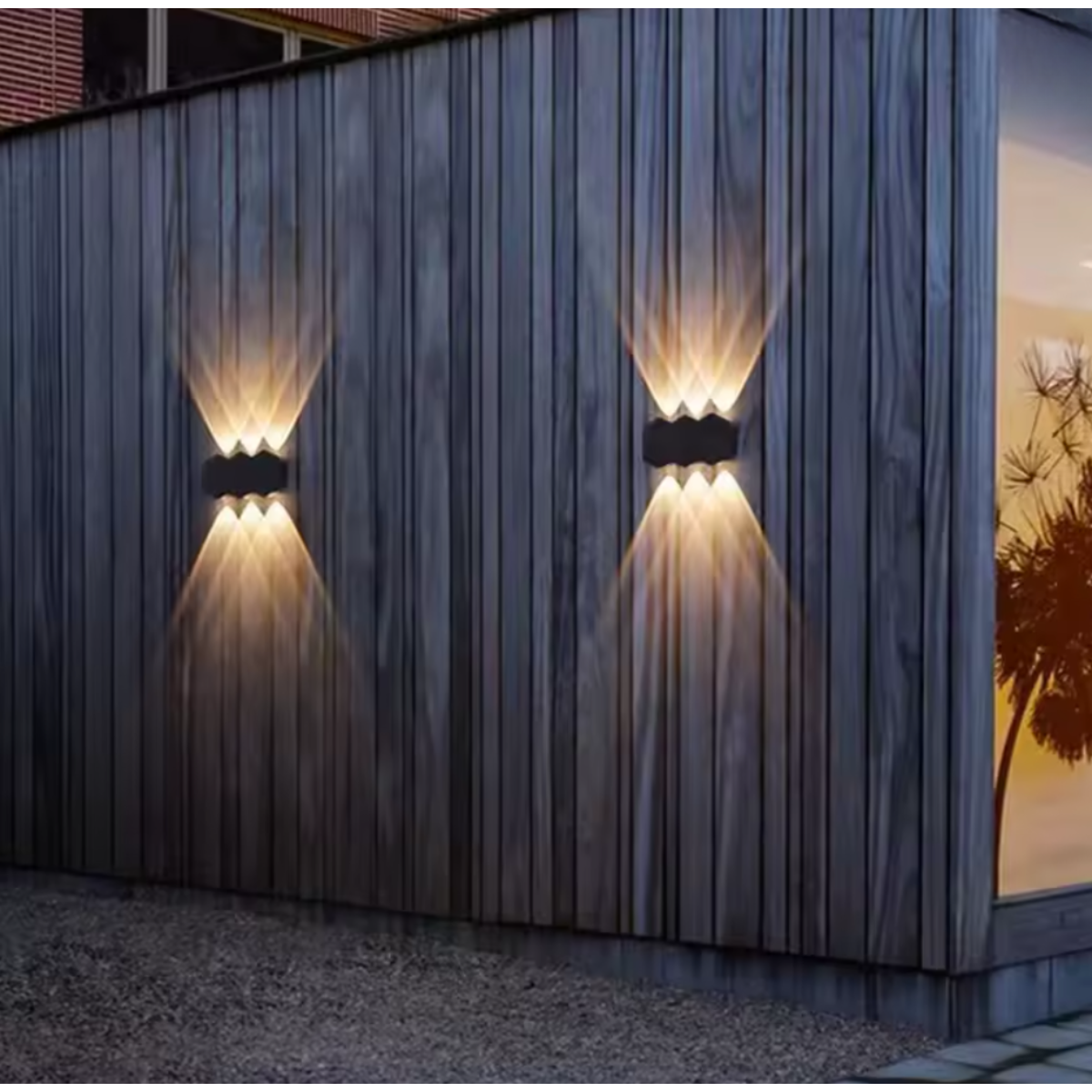 Lampara Aplique Foco Pared Negro Hogar Luz Calida-4