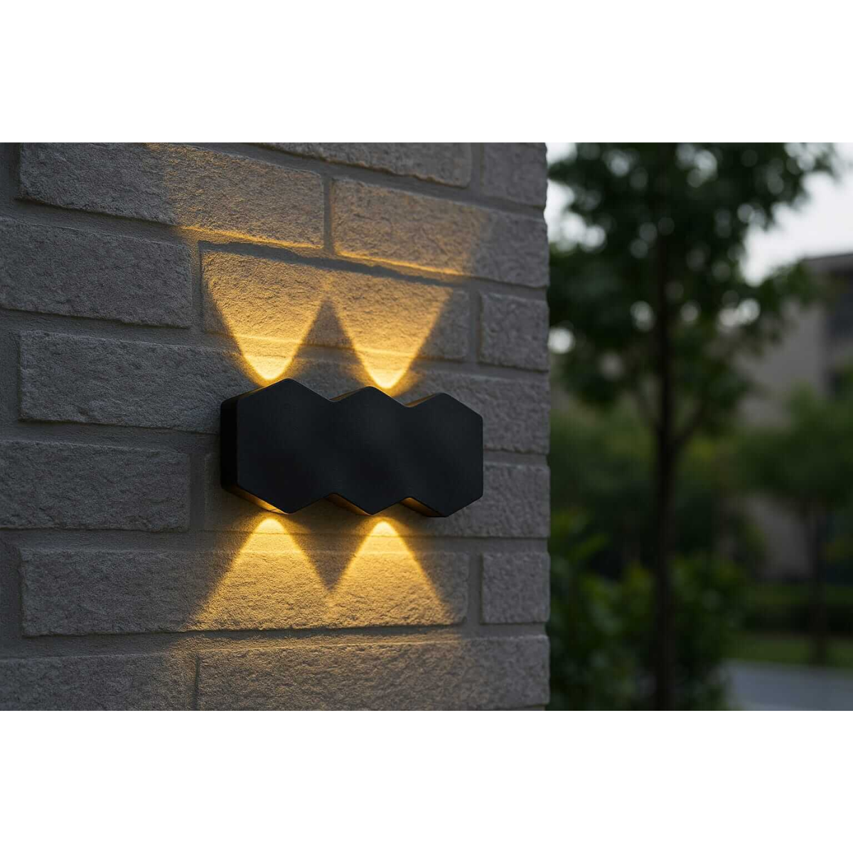 Lampara Aplique Foco Pared Negro Hogar Luz Calida-5