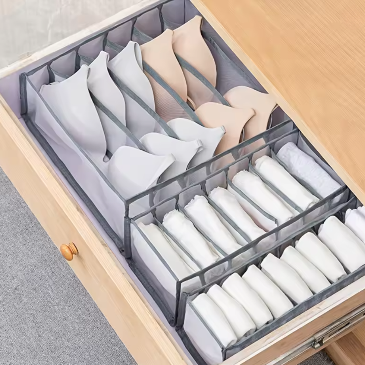 Set 3 Piezas Organizador De Ropa Interior Multiuso-4