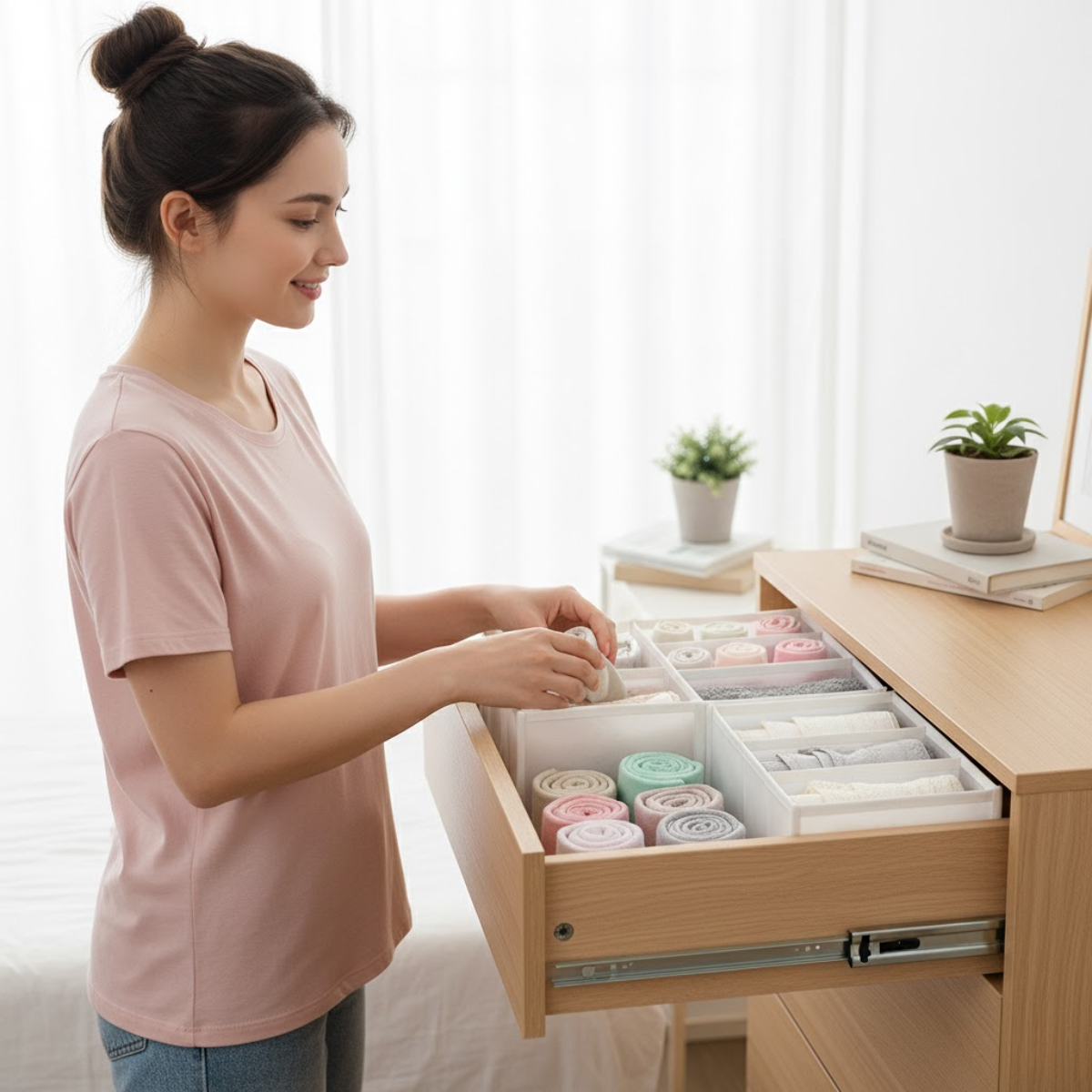 Set 3 Piezas Organizador De Ropa Interior Multiuso-6