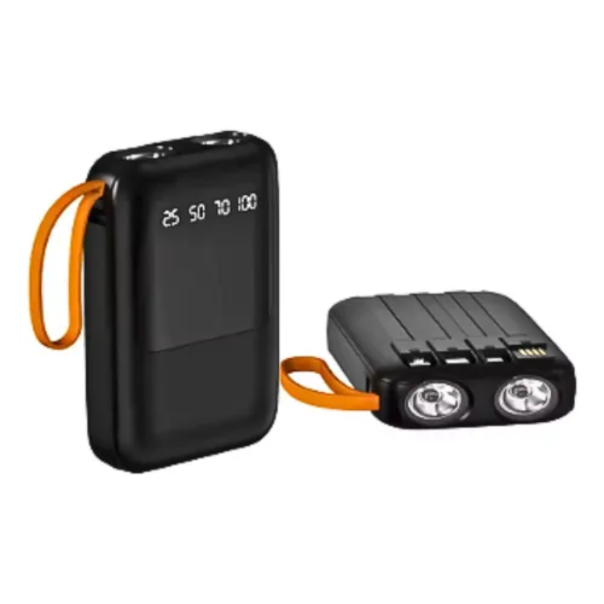 Cargador Portátil Power Bank 4 Cables Linterna 10000mah-0
