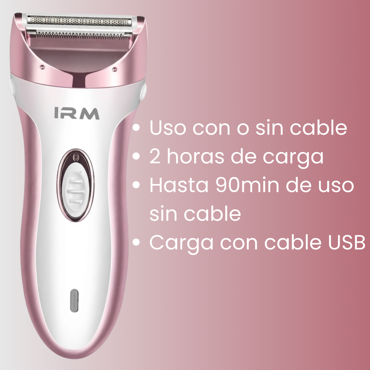 Maquina Depiladora De Mujer Recargable Inalambrica Multiuso-2