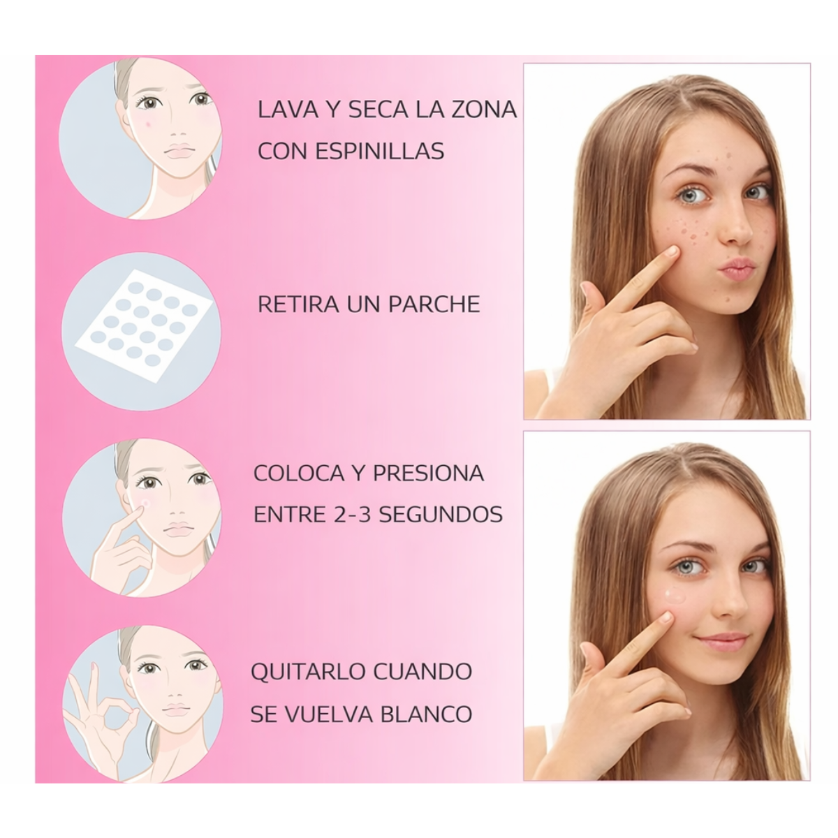 Parches Hidrocoloides Anti Granitos Flamenco Ultra finos 24u-4