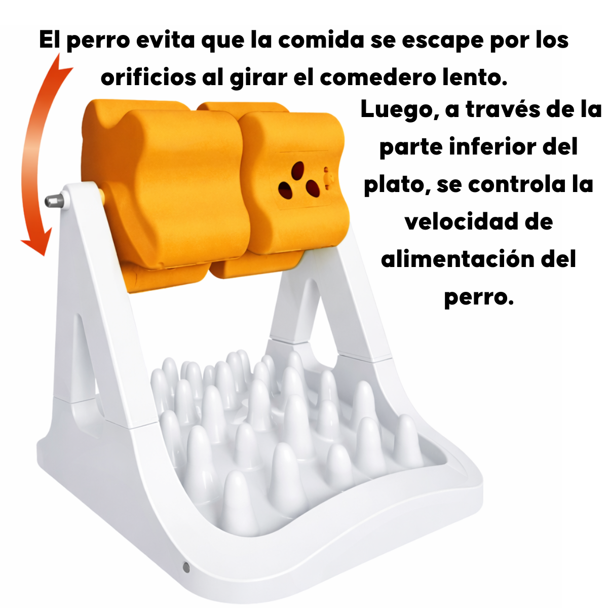 Juguete Comedero Lento E Interactivo Para Perros Iq Training-6