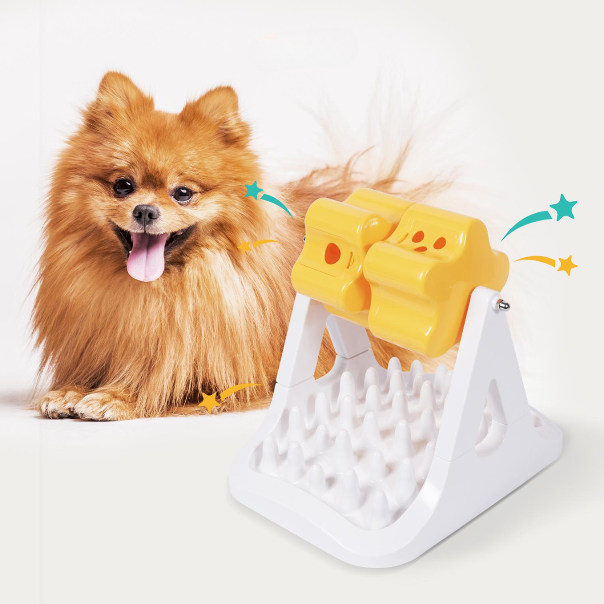 Juguete Comedero Lento E Interactivo Para Perros Iq Training-8