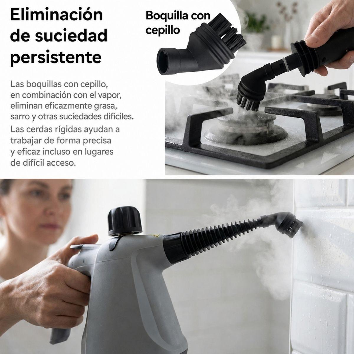 Hidrolavadora A Vapor Portatil 15 Piezas Multifuncion-7