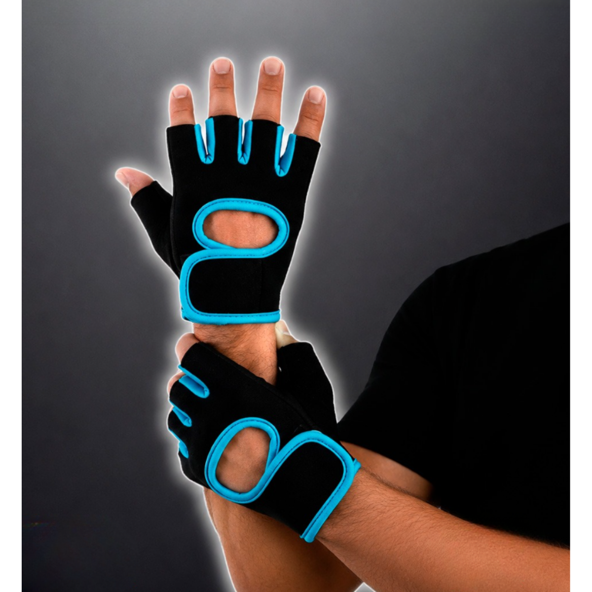 Guantes Deportivos Ejercicio Crossfit Sin Dedos Unisex-6